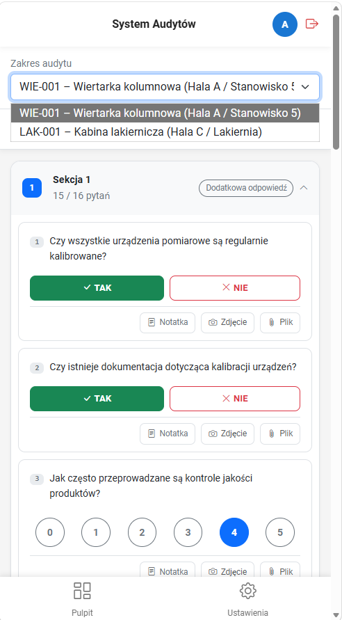 Zmiana obszaru